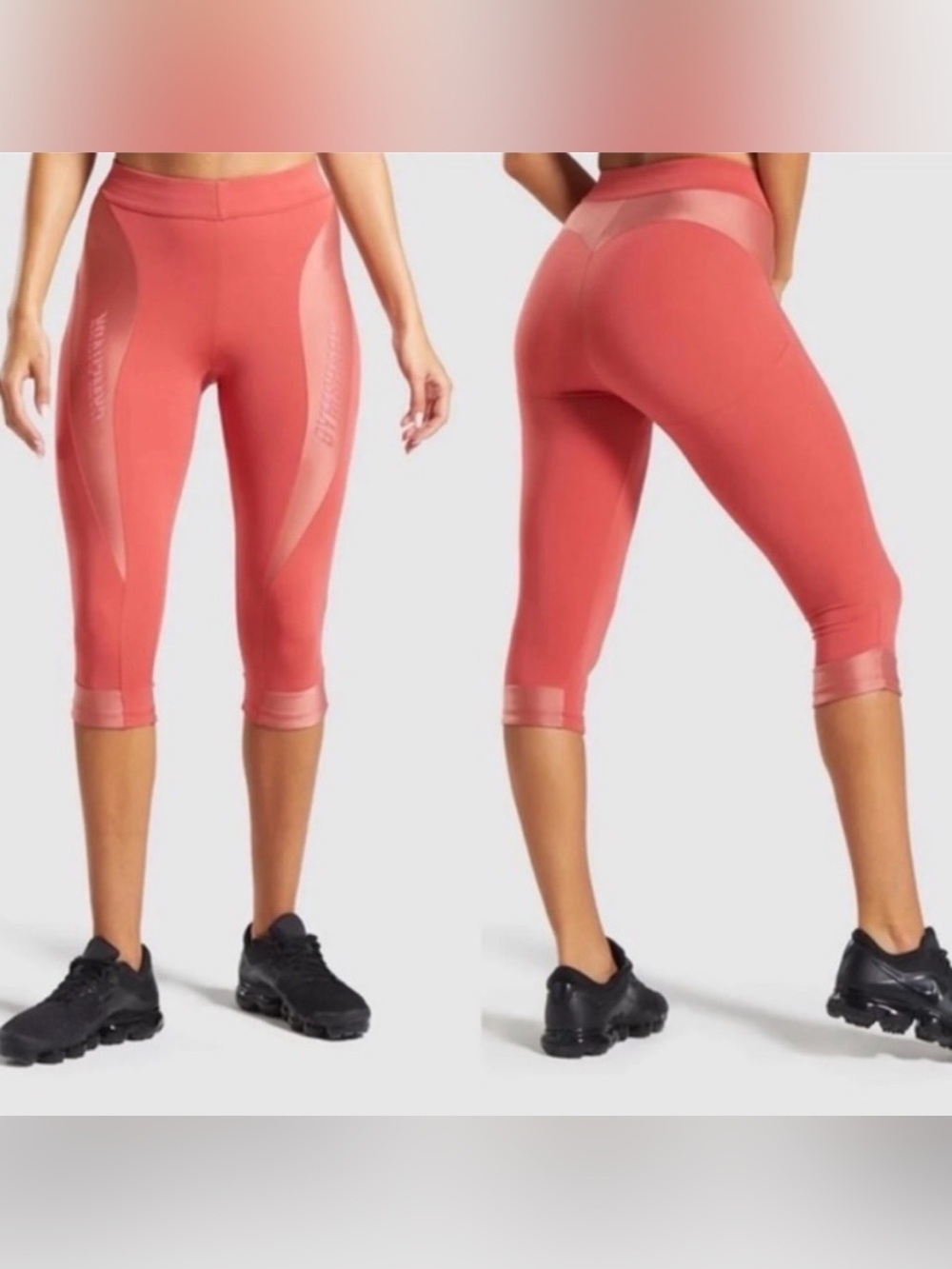 🆕GYMSHARK Turbo Cropped Legging Moroccan Brick GLLG 3012-GSC-XS